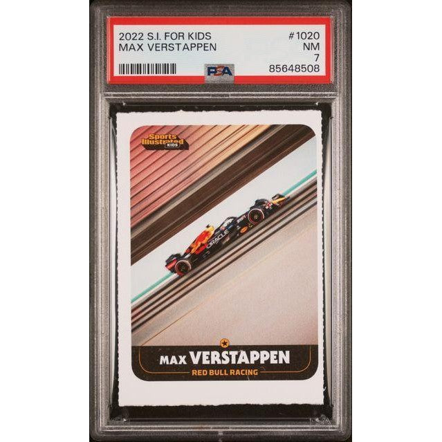 2022 S.I. For Kids Max Verstappen #1020 PSA 7