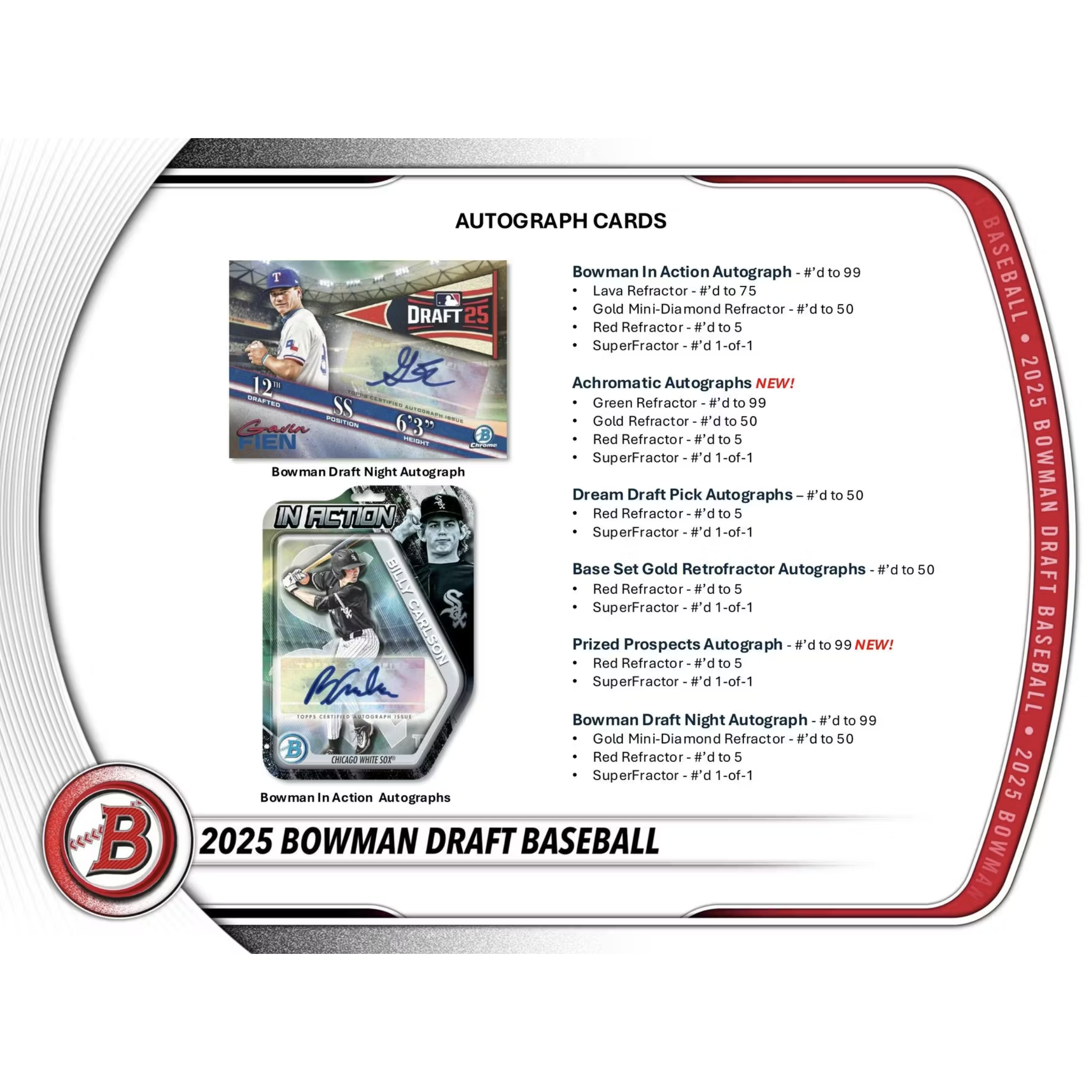 2025 Bowman Draft Baseball Super Jumbo Box