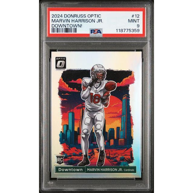 Marvin Harrison Jr. 2024 Panini Donruss Optic #12 PSA 9