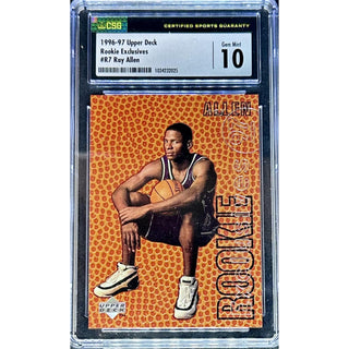 Ray Allen 1996-97 Upper Deck Rookie Exclusives #R7 CSG 10