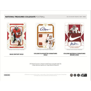 2025 Panini National Treasures Collegiate Football Hobby Box