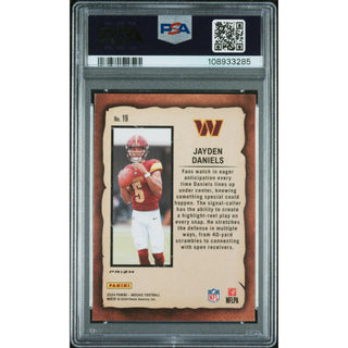 Jayden Daniels – 2024 Mosaic Notoriety Mosaic #19 PSA 10
