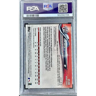 Juan Soto 2018 Topps Update Batting #US300 PSA 10