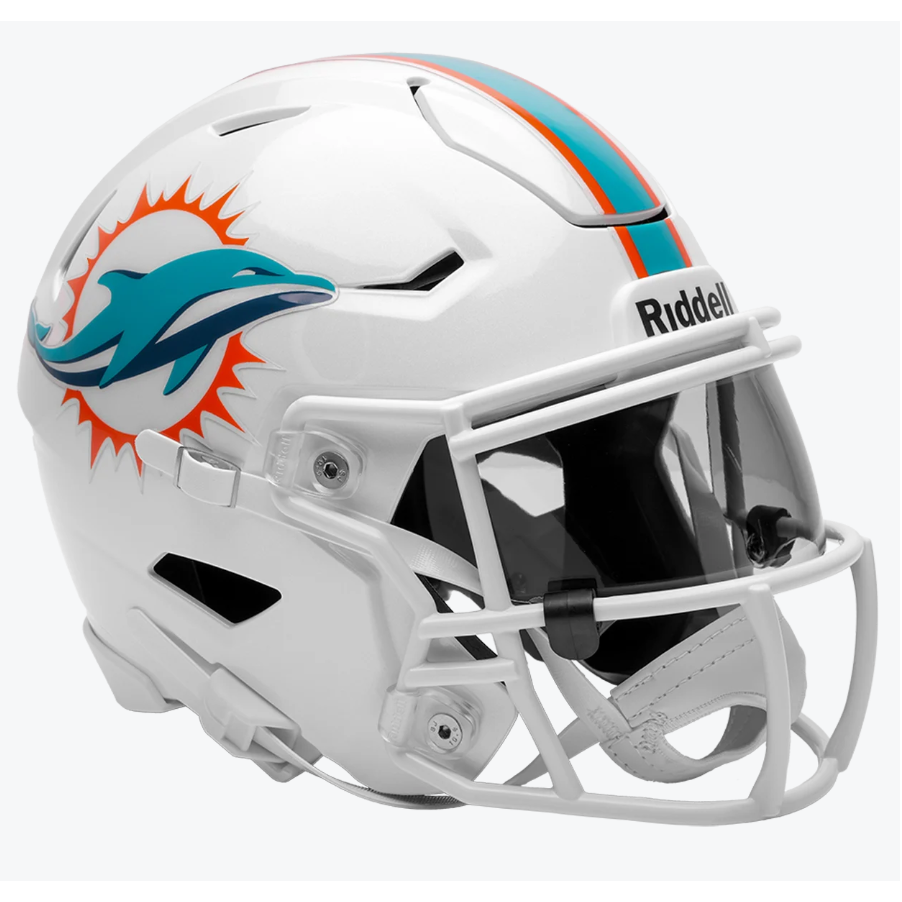 Miami Dolphins Riddell Mid-Size SpeedFlex Football Helmet