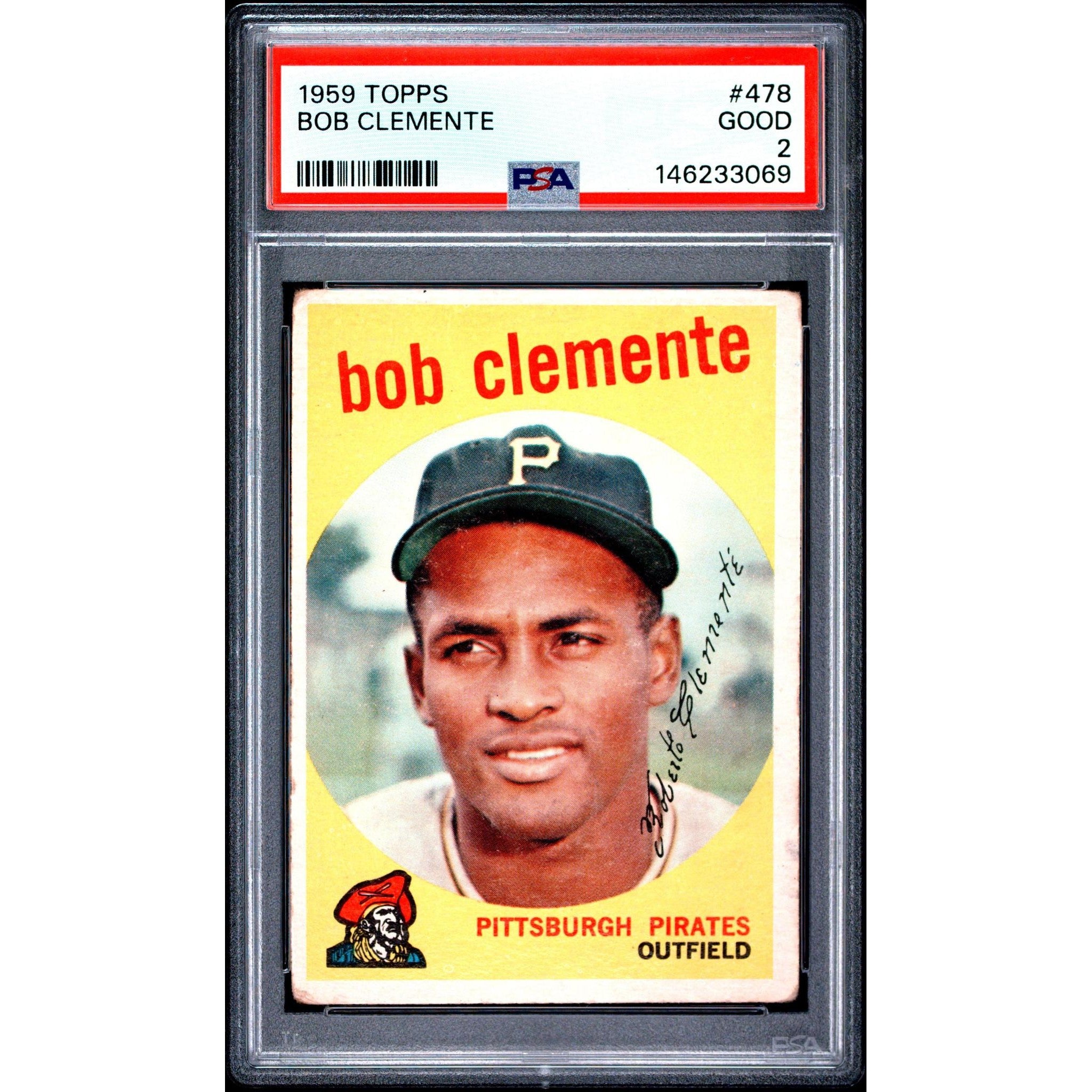 Bob Clemente 1959 Topps #478 PSA 2