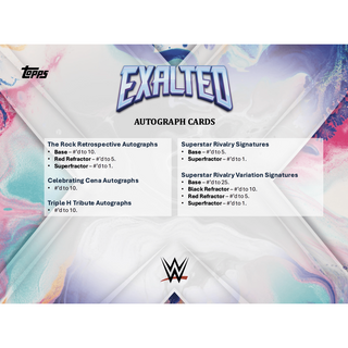 2025 Topps WWE Exalted Hobby Box