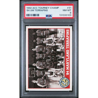 1984 UM Terrapins 1992 ACC Tournament Champion #31 – PSA 8