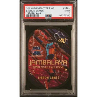 LeBron James 2023 Upper Deck Employee Exclusive Jambalaya #UDLJ PSA 9