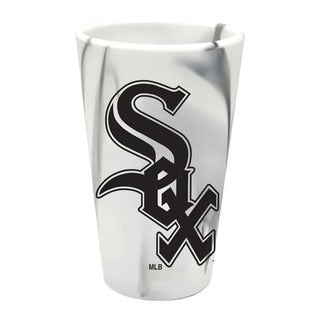 Chicago White Sox 16 oz Silicone Pint Glass - Marble