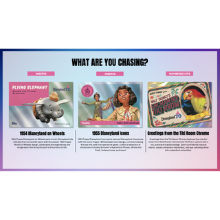 2025 Topps Disneyland 70th Anniversary Hobby Box