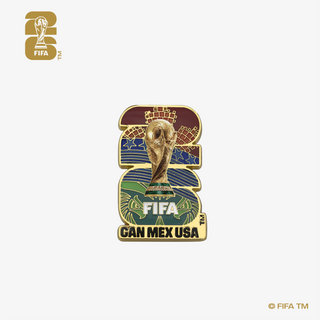 FIFA World Cup 2026 Host Countries Emblem Pin – Official Soccer Collectible