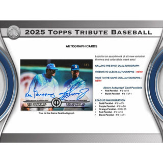 2025 Topps Tribute Baseball Hobby Box