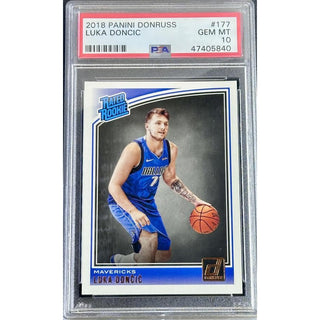Luka Doncic 2018 Panini Donruss #177 PSA 10