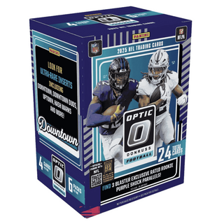 2025 Panini Donruss Optic Football Blaster Box Purple Shock Parallels