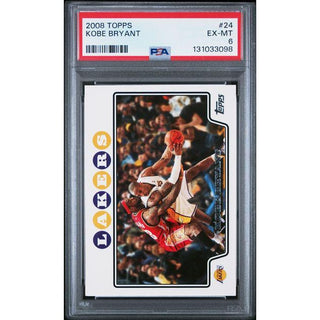 Kobe Bryant 2008 Topps #24 – PSA 6