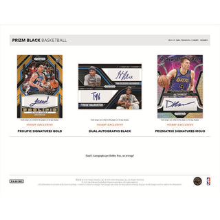 2024-25 Panini Prizm Black Basketball Hobby Box