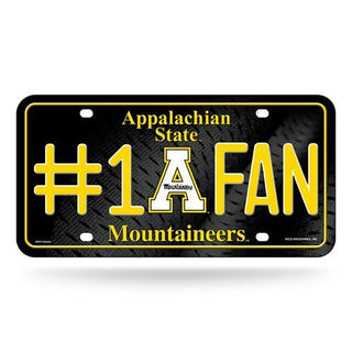 Appalachian State University Mountaineers #1 Fan License Plate