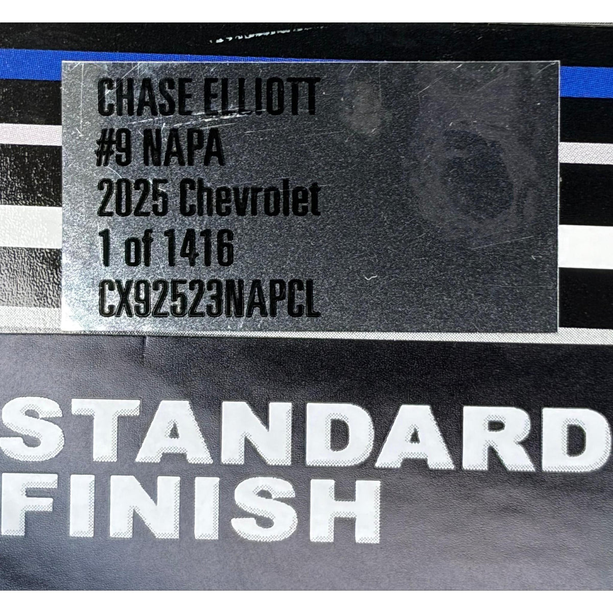 Die Cast 1:64 Scale: Chase Elliott #9 NAPA 2025 Chevrolet Std. Finish