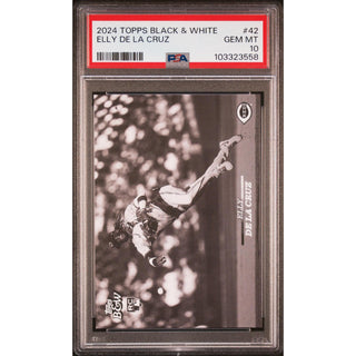 Elly De La Cruz 2024 Topps Black and White #42 – PSA 10