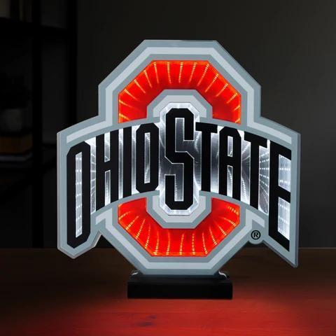 Ohio State Buckeyes Logo LED Infinity Logo Light