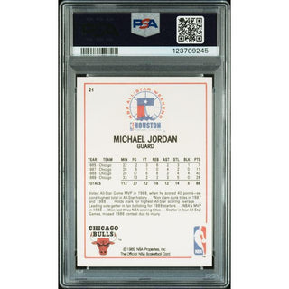 Michael Jordan 1989 Hoops All-Star #21 PSA 7