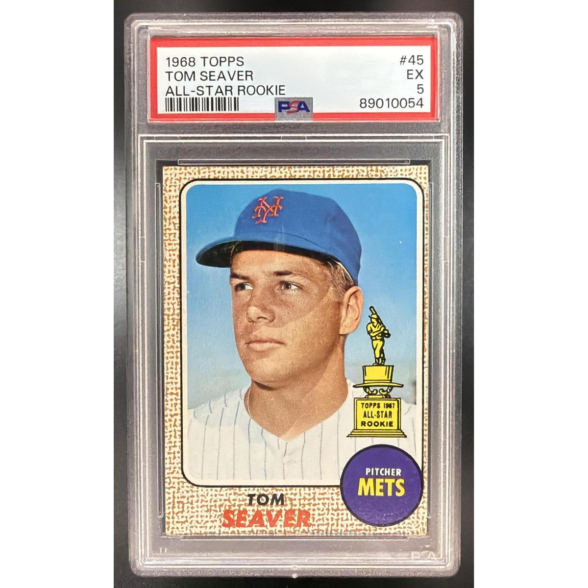 1968 Topps Baseball Tom Seaver #45 PSA 5