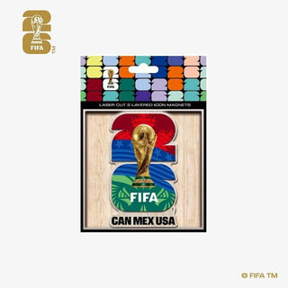 FIFA World Cup 2026 Layered Host Countries Magnet – Officially Licensed