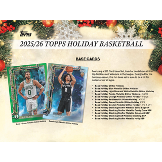 2025/26 Topps Holiday Basketball Mega Box