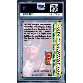 Dale Earnhardt #3 Action Packed w/Kids Sundrop #SD3 PSA 8
