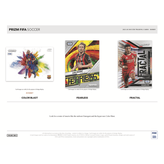2025-26 Panini Prizm FIFA Soccer Hobby Box