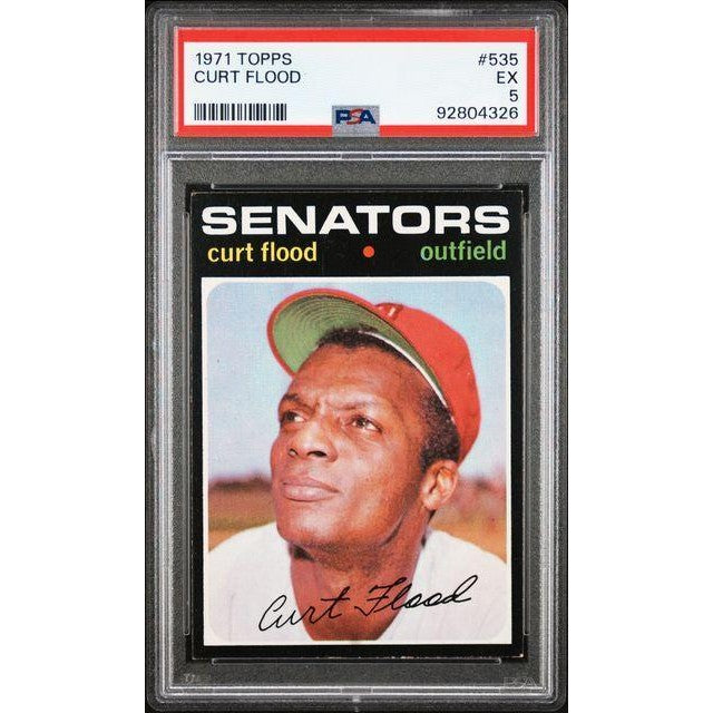 Curt Floor 1971 Topps #535 PSA 5