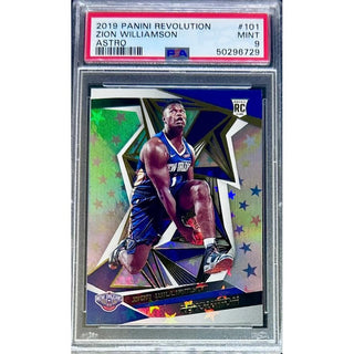 Zion Williamson 2019 Panini Revolution Astro #101 PSA 9 – Rookie Card