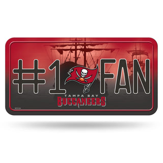 Tampa Bay Buccaneers #1 Fan License Plate - Metal