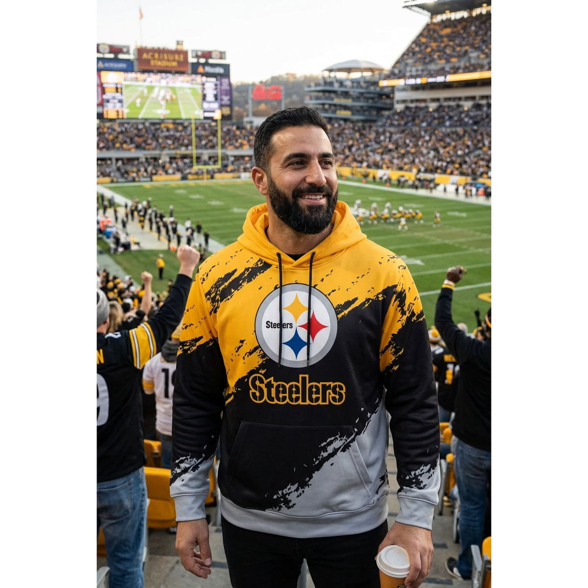 Pittsburgh Steelers- Triple Threat Hoodie