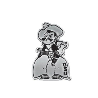 Oklahoma State Cowboys Chrome Free Form Auto Emblem