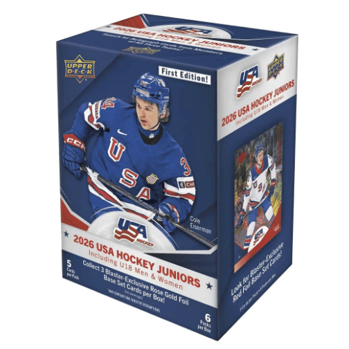 2026 Upper Deck Team USA Juniors Hockey Blaster Box