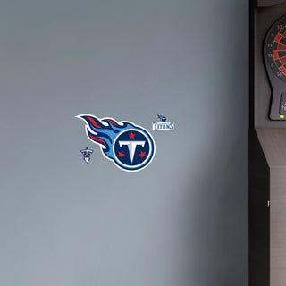 Tennessee Titans - RealBig Logo Collection - Official NFL - Reusable Vinyl Wall Decals