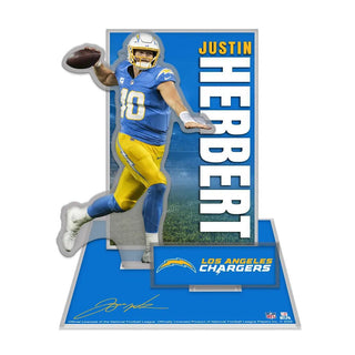 Los Angeles Chargers Justin Herbert Acrylic Stand Up Set – 3D Collectible Display