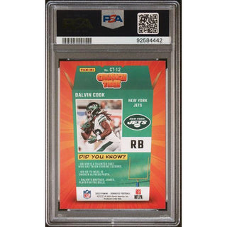 Dalvin Cook 2023 Panini Donruss Crunch Time #CT12 PSA 9