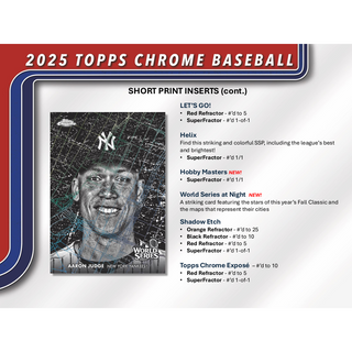 2025 Topps Chrome Baseball Hobby Box