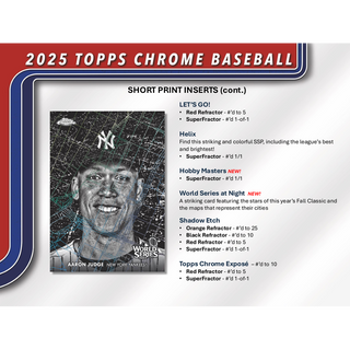 2025 Topps Chrome Baseball Hobby Pack