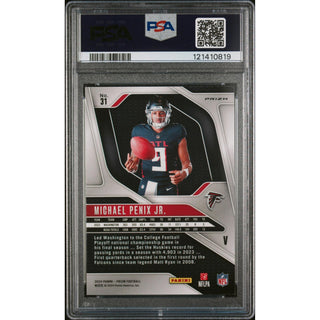 Michael Penix, Jr. 2024 Prizm Rookie Variation #31 – PSA 9