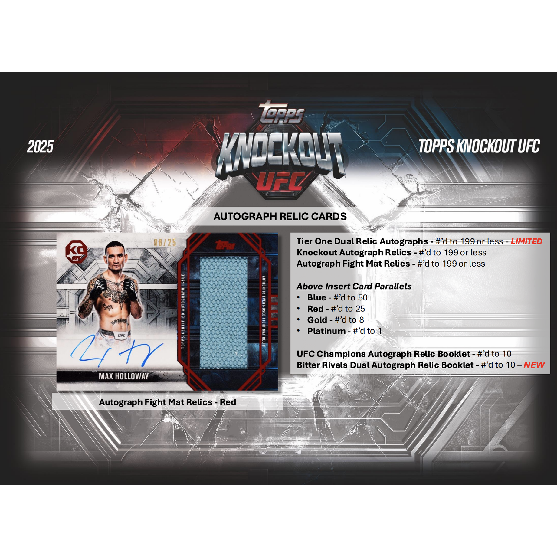 2025 Topps UFC Knockout Hobby Box