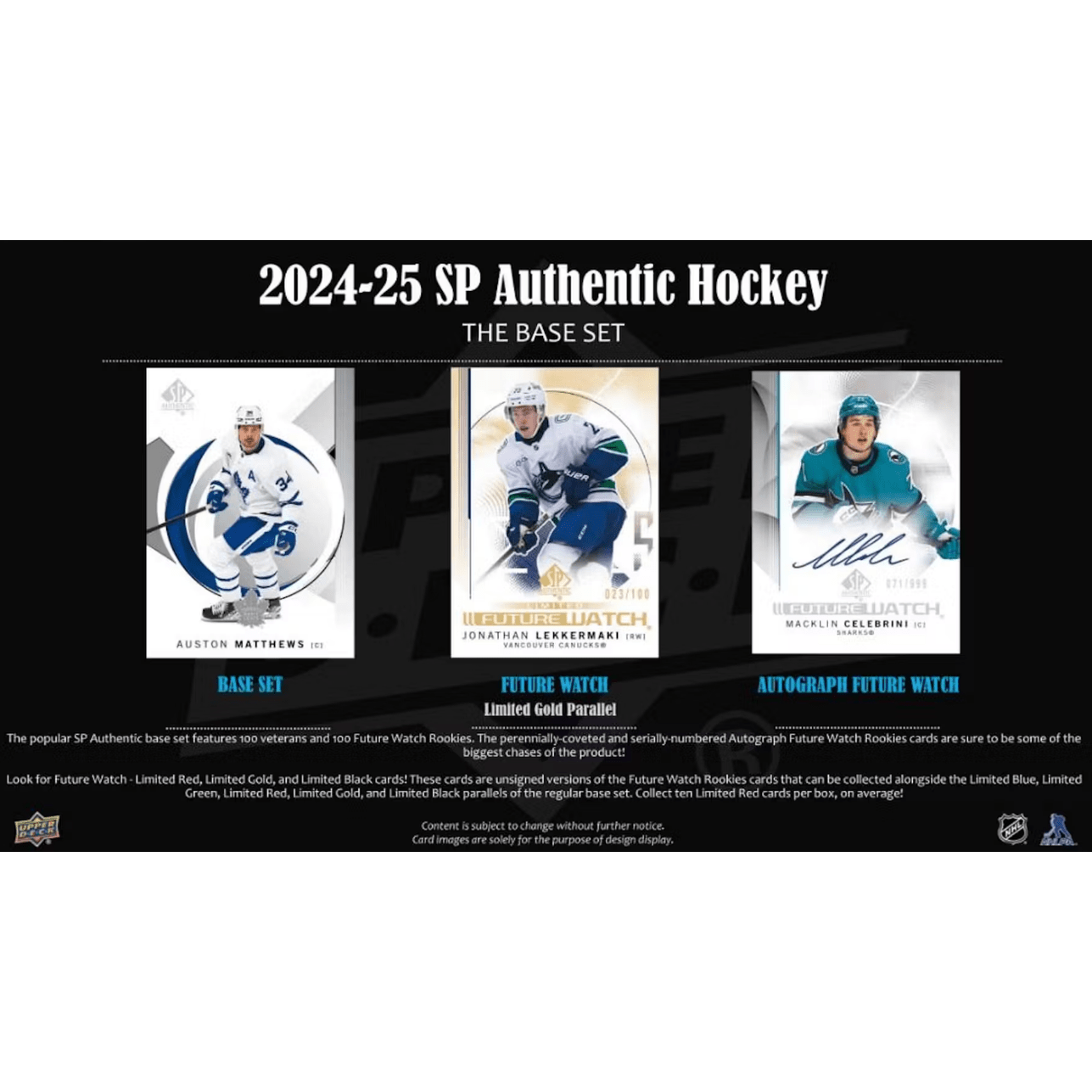 2024-25 Upper Deck SP Authentic Hockey Hobby Pack