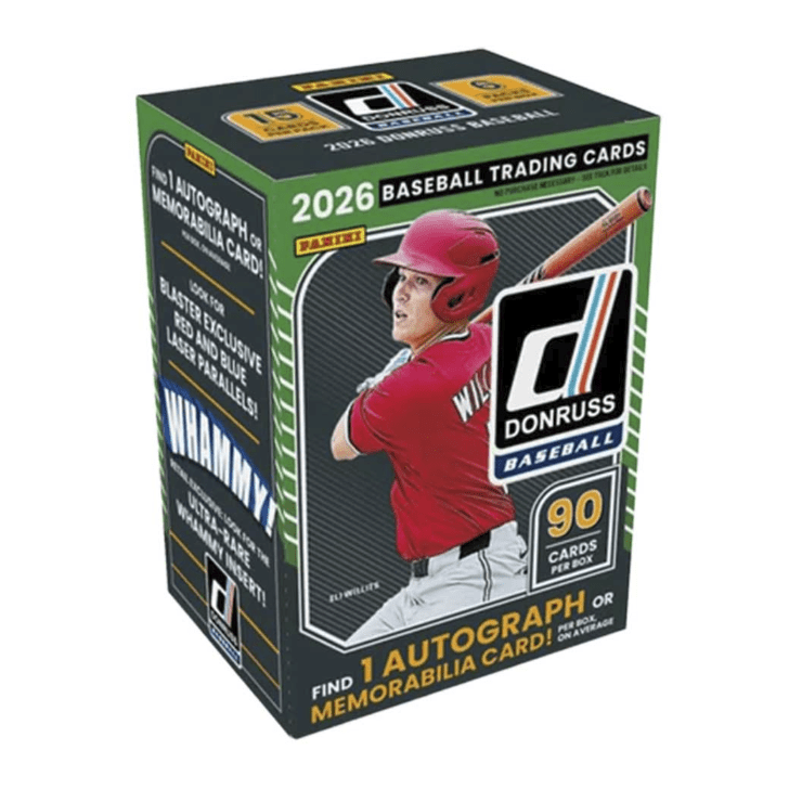 2026 Panini Donruss Baseball Hobby Blaster Box Blue Laser Parallels!