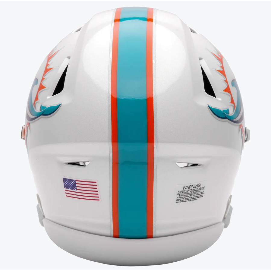Miami Dolphins Riddell Mid-Size SpeedFlex Football Helmet
