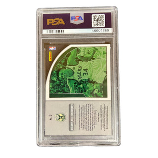 Giannis Antetokounmpo 2019 Panini Green Prizm #3 PSA 10