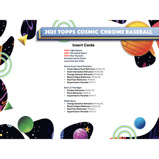 2025 Topps Cosmic Chrome Baseball Hobby Box