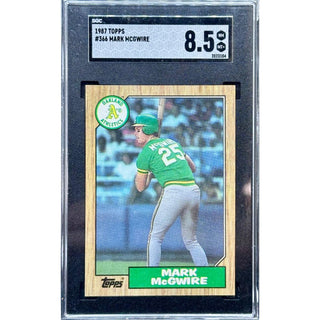 Mark McGwire 1987 Topps #366 SGC 8.5