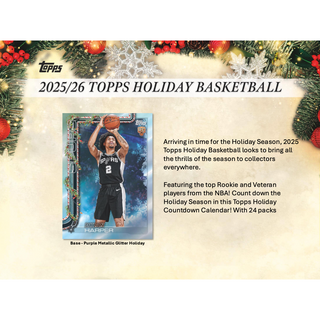 2025/26 Topps Holiday Basketball Countdown Calendar